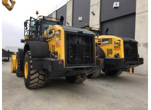 3 x WA500-8 wielladers in de Matrent vloot