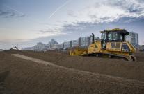 matrent Inzet van Matrent machines bij opbouw Strandrace Scheveningen